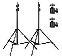 K&F Concept - Juego de 2 soportes para faro VR de 78.8 pulgadas con cabezal de bola para vídeo HTC Vive VR Reflector Softbox