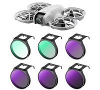 K&F CONCEPT Juego de 6 filtros ND para dji Neo, UV, CPL, ND8, ND16, ND32, ND64, Vidrio óptico con Revestimiento Multicapa
