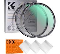 K&F Concept Juego de filtros de niebla negra Nano K 1/4 + 1/8 77 mm