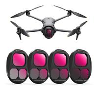 K&F Concept juego de filtros ND8 + ND16 + ND32 + ND64 para DJI Mavic 4 Pro