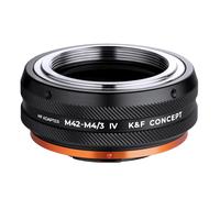K&F Concept KF,M10126,HIGH PRECISION LENS ADAPTER,Anti reflection，M42-M4/3 IV PRO