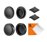 K&F CONCEPT Kit de 2 Tapas Cuerpo Frontal y Tapa Trasera Lente | Compatible con Fujifilm X-Pro2 X-Pro3 X-T2 X-T3 XT4 XT5 X-E4 X-T30 X-E2 X-E2s X-E3 X-E4 X-A10 X-A7 X-A- PC06