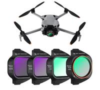K&F CONCEPT Kit de 4 Filtros Compatible con Accesorios para Dron dji Mini 5 Pro - Pack de 4 (CPL + UV + ND8 + ND16) Filtro de Reducción de Luz y Protección Diaria, Vidrio Óptico HD Multi-Capa