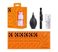 K&F Concept kit de limpieza de objetivos 4 en 1: pera de aire, lápiz, líquido y paños