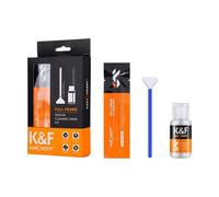 K&F Concept kit de limpieza de sensor de fotograma completo 24 mm, 10 bastoncillos y 20 ml de líquido