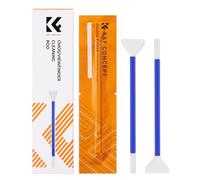 K&F CONCEPT Kit Limpieza Sensor APS-C, 5 Piezas, Azul | Bastoncillos Doble Cabeza Microfibra 16mm para Cámaras APS-C y Visor, Objetivos, Envasado al Vacío Individual, MA02