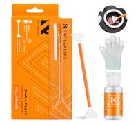 K&F CONCEPT Kit Limpieza Sensor Full Frame, 10Piezas, 20ml, Naranja