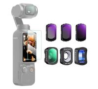 K&F Concept Lente Macro 10X Magnético, Gran Angular, Anamórfico 1.2X, Filtros ND18, ND32, ND128, Compatible con DJI Osmo Pocket 3