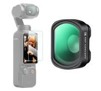 K&F Concept Lente macro de primer plano para Osmo Pocket 3, aumento 10X, distancia de enfoque de 25-40 mm, vidrio óptico con marco de aleación magnética para fotografía (lente macro 10X)