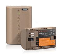 K&F CONCEPT LP-E6NH 2250mAh 2 Pack Batería de Cámara con Conector de Carga Directa Type C Compatible con Canon EOS 90D/80D/70D/5D Mark II III IV/5DS SR/6D/6D Mark II/R5 R6 R6 II R7