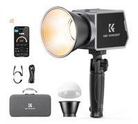 K&F CONCEPT Luz COB 60W Bicolor para Fotografía Vídeo Estudio
