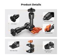 K&F Concept magic arm de 6″ con súper abrazadera