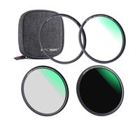 K&F Concept Magnetic UV, Circular Polarizer & ND1000 Filter Kit with Case (86mm)