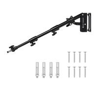 K&F CONCEPT Metal Wall Mount Triangular Boom Arm, 51-100cm Heavy Duty Boom Arm Rotation 180 ° Wall Mount Horca para Fotografía Streaming Video, con Adaptador roscado de 3/8 "1/4", Carga de 10KG