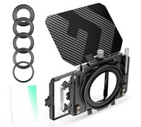 K&F CONCEPT Mini Matte Box con Black-Mist 1/4 Cine Filtro 4" x 5,65"