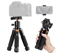 K&F CONCEPT Mini Trípode Mesa 55cm Capacidad de Carga de hasta 6 kg, Trípode de Escritorio y Soporte para Teléfono, Cámaras DSLR