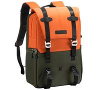 Bolsas de cmara de mochila de cmara conceptual de K&F para fotgrafos Camina de cmara de gran capacidad con tortas de lluvia de 15-15.6 pulgadas C