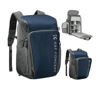 K&F Concept Mochila para Cámara Profesional, Bolsa Fotógrafos Cámara Impermeable de Gran Capacidad para Camera Reflex Digital DSLR con Compartimento para Portátil de 15.6 Pollici