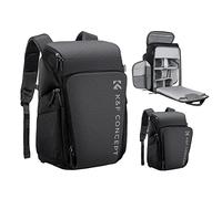 K&F Concept Mochila para Cámara Profesional, Bolsa Fotógrafos Cámara Impermeable de Gran Capacidad para Camera Reflex Digital DSLR con Compartimento para Portátil de 15.6 Pollici