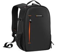 K&F Concept Mochila para cámara, 10L portátil pequeña Mochila para cámara Impermeable Ligera y compacta Apertura de 180° Bolsa para cámara DSLR SLR