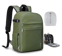 K&F CONCEPT Mochila de Cámara 13L, Ligera e Impermeable, para Fotos Profesionales, Compatible con Sony Canon Nikon, Incluye Bolsillos Frontales y Porta Trípode