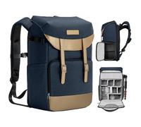 K&F Concept Mochila para cámara Mochila fotográfica Rolltop de 20 L Iterate Nuevos Estilos Mochilas de Tela Resistentes e Impermeables para cámara SLR y computadora portátil de 15,6 Pulgadas