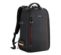 K&F CONCEPT Mochila para Cámara Profesional, Gran Capacidad Mochila Fotografia Impermeable Mochila Cámara para Reflex con Cremallera Antirrobo, Bolsa Cámara Compartimento para Portátil de 14 Pulgadas