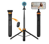 K&F Concept MS19 - magnetický selfie stativ pro telefon 162 cm s Bluetooth ovladačem