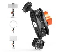 K&F CONCEPT MS27 Brazo Mágico con Zapata Fría y Tornillo de 1/4'', Mini Brazo Mágico con Dos Rótulas Orientables 360°