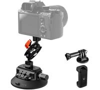 K&F Concept MS45 přísavkový držák 4,5" s dvojitou kulovou hlavou a magic arm
