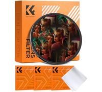 K&F CONCEPT Nano-B 77mm Filtro de Prisma Pentaprisma Central, Filtro Prisma de Efecto Especial de Vidrio Óptico con 3 Paños de Limpieza