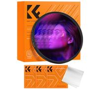 K&F CONCEPT Nano-B 82mm Filtro Pentaprisma de Espejismo Lineal, Filtro Prisma de Efecto Especial de Vidrio Óptico con 3 Paños de Limpieza