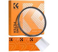 K&F CONCEPT Nano-Bacis Filtro Prisma de Efectos Especial Colorido Starlight Filter de Vidrio Óptico, Filtro Colorido Cepillado 58MM con 3 Paños de Limpieza