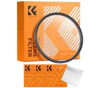 K&F CONCEPT Nano-Bacis Filtro Prisma de Efectos Especial Colorido Starlight Filter de Vidrio Óptico, Filtro Colorido Cepillado 82MM con 3 Paños de Limpieza