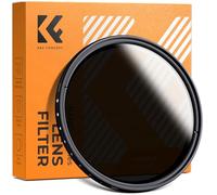 K&F CONCEPT Nano-Basic 37mm ND Filtro Variable ND2-400 (1-9 Stops) Filtro de Densidad Neutra Variable de Vidrio Óptico con 3 Paños de Limpieza