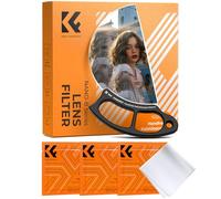 K&F CONCEPT Nano-Basic Filtro de Lente de Prisma de Caleidoscopio Semicírculo,100mm Filtro de Efecto Prisma Caleidoscopio Semicírculo de Vidrio Óptico con 3 Paños de Limpieza