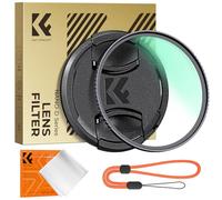 K&F CONCEPT Nano-D 82MM Filtro UV de Protección con Tapa de Lente, Filtro MC UV Slim de HD Vidrio Óptico con 24 Capas Revestimiento Nano