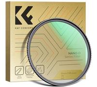 K&F CONCEPT Nano-Dazzle Filtro Black-Mist 1/8 Filtro de Niebla Negra de Vidrio Óptico para Suavizador de Retrato Imagen y Vídeo para Objetivo 77mm