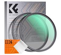 K&F Concept Nano-K 2Pack Filtro Black Diffusion 1/4 + Black Mist 1/8 Ultrafino Macro de Vidrio Óptico con Nano Revestimiento con 3Pcs Paño Limpieza Microfibra