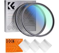 K&F CONCEPT Nano-K Filtros Kit, 49mm Filtro de Protección MCUV + Filtro Polarizador CPL de Vidrio Óptico con 3PCS Paños Limpieza
