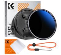 K&F CONCEPT Nano-Klear 40.5mm Filtro Variable ND2-400 con Tapa de Objetivo | Filtro ND2-400 (1-9 stops) Vidrio Óptico de Nano-Revestimiento con Tapa de Objetivo y Paño de Limpieza - FN303