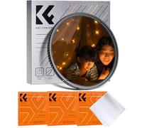 K&F CONCEPT Nano-Klear 49mm Filtro de Estrella con Llíneas Cortas，Star Filter de 4 Puntos Cortos de Efecto Estrellado para Fotografía con 3pcs Paños Limpieza Microfibra