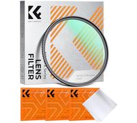 K&F CONCEPT Nano-Klear 77mm Filtro White Diffusion 1/4 Filtro White Mist 1/4 Slim con 3Pcs Paño Limpieza Microfibra para Suavizador de Retrato Imagen y Vídeo