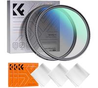 K&F Concept Nano-Klear Filtro Black-Mist 1/4 + CPL Filtros Kit, 58mm Filtro Polarizador CPL Filtro Black Diffusion 1/4 con Nano Revestimiento 3 Paños de Limpieza