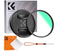 K&F CONCEPT Nano-Klear Filtro de Protección UV con Tapa de Lente,58mm Filtro UV de Vidrio Óptico con Revestimiento Nano con Tapa de Objetivo Un Paño de Limpieza