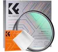 K&F CONCEPT Nano-Klear Filtro Magnético, Filtro de Protección UV Magnetic Filter UV Quick Swap System de Vidrio Óptico con Revestimiento Nano para Objetivo 72mm(Incluye Un Paño de Limpieza)