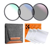 K&F Concept Nano-Klear juego de filtros MCUV + CPL + ND4 con estuche 82 mm