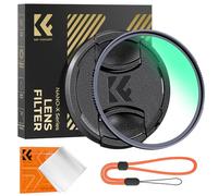 K&F Concept Nano-X 55MM Filtro UV Filtro de Protección con Tapa de Lente, Filtro MC UV Slim de HD Vidrio Óptico con 28 Capas Revestimiento Nano