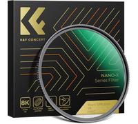 K&F Concept Nano-X 82mm Filtro Black-Mist 1/8, Filtro Difusión de Vidrio Óptico para Suavizador de Retrato Imagen y Vídeo