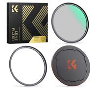 K&F Concept Nano-X filtro polarizador CPL magnético con aro adaptador y tapa 62 mm